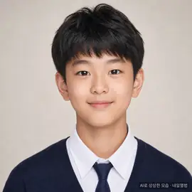 예시: 가상 인물의 6년 뒤 이미지 (초등학교 · 건축가). AI로 만든 가상 인물입니다.