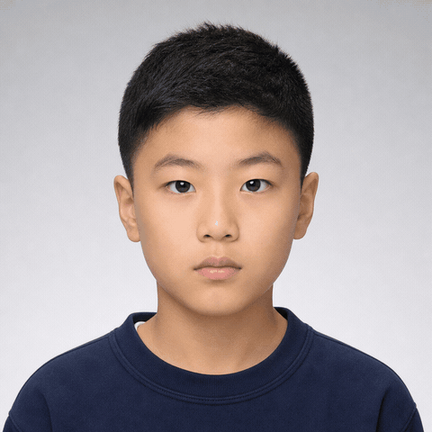 초등학교 · 경찰관 변화 예시. AI로 만든 가상 인물입니다.