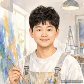 유치원 · 화가 예시. AI로 만든 가상 인물입니다.