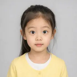 예시: 가상 인물의 올리신 사진 이미지 (유치원 · 과학자). AI로 만든 가상 인물입니다.